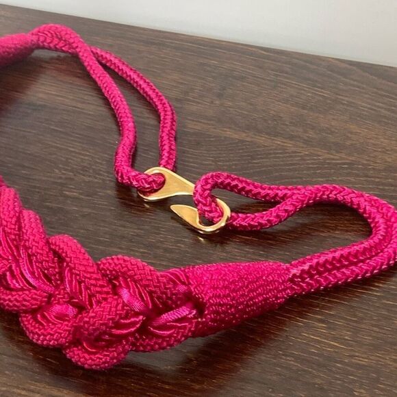 Braided Fishtail Paracord Bracelet Pink - Picture 1 of 3